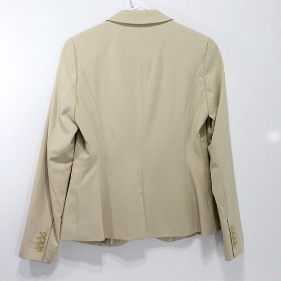 The Limited Collection Beige Suit Blazer Jacket Womens Size 4 Pockets 2 Buttons - Picture 6 of 6